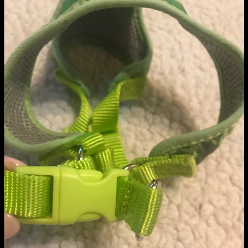 PetAttire Dog Harness XS lime camo harness - Picture 4 of 10